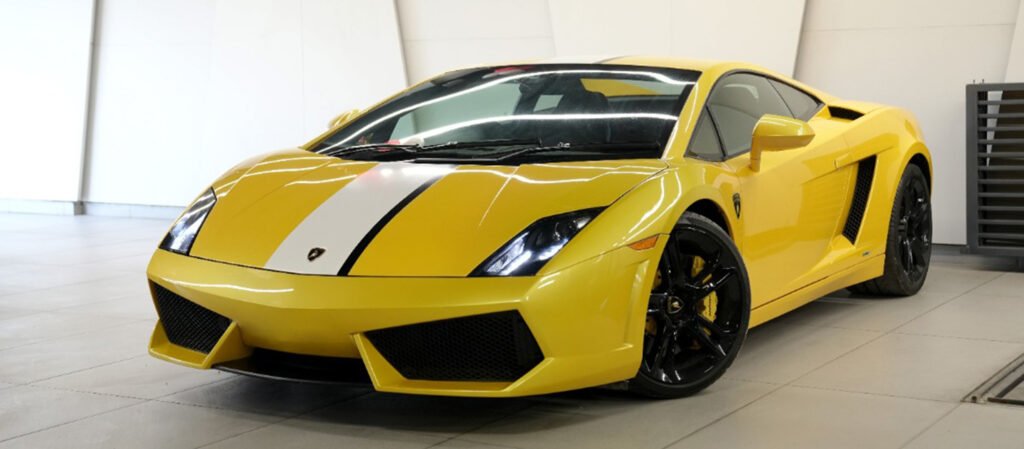 2011 Lamborghini Gallardo LP550-2 at Car Street Delhi”, “Interior of 2011 Lamborghini Gallardo LP550-2”, “Exquisite Giallo Midas Yellow Lamborghini Gallardo LP550-2